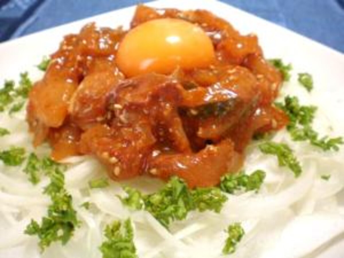 コチュジャンダレで 鯵のユッケ風 レシピ 作り方 By Garako 楽天レシピ コチュジャンダレで 鯵のユッケ風 レシピ 作り方 By Garako 楽天レシピ